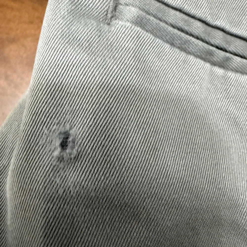 Banana Republic Rapid Movement Chino Tapered Fit Pants Mens 36 Blue Gray
